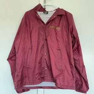 Burgundy Thrasher Windbreaker